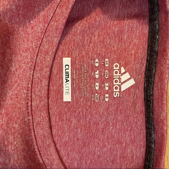 Adidas pink athletic tee size M - Picture 2 of 4
